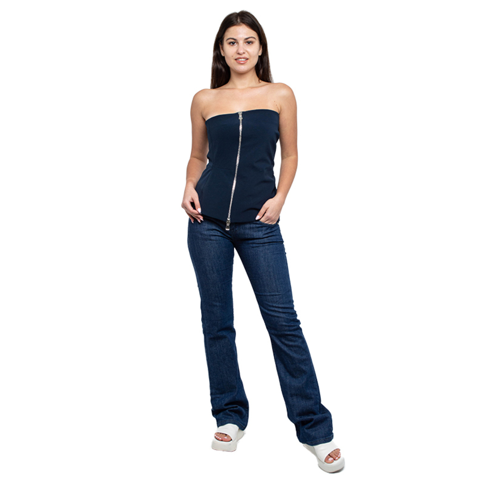 Academia Top Women size M Indigo
